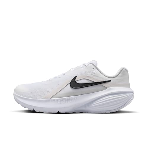 Nike Men's Downshifter 14 Wide, White/Black-Platinum Tint-Anthracite, 10.5