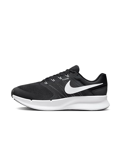 Nike Men's Run Swift 3 Road Running Shoes, Black/White-Dark Smoke Grey, 10.5 Extra Wide