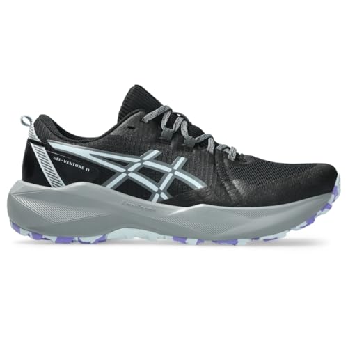 ASICS Women's Gel-Venture 11 Running Shoes, 9.5, Black/Cool Grey