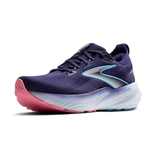 Brooks Women’s Glycerin 22 Neutral Running Shoe - Blue Ribbon/Peacoat/Dianthus - 5.5 Medium