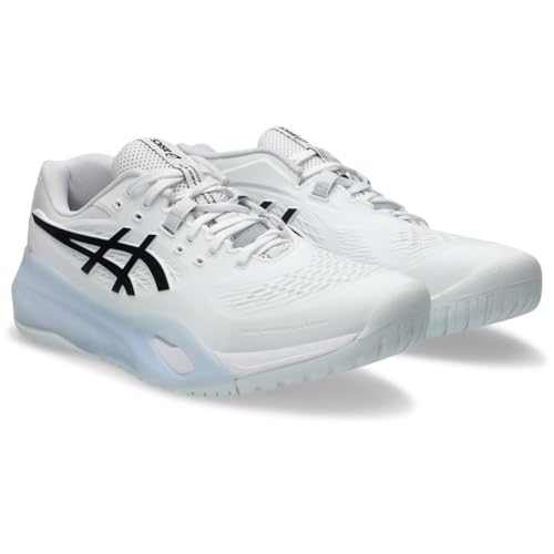 ASICS Men's Gel-Resolution X Tennis Shoes, 9, White/Black