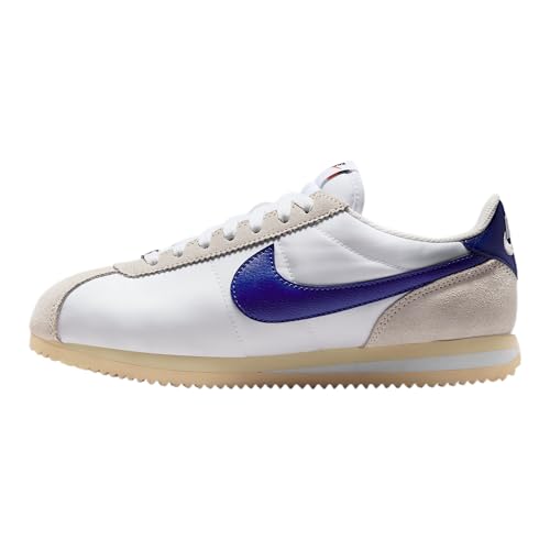 Nike Cortez Textile Women's Shoes (DZ2795-102, White/Phantom/Alabaster/Deep Night) Size 7