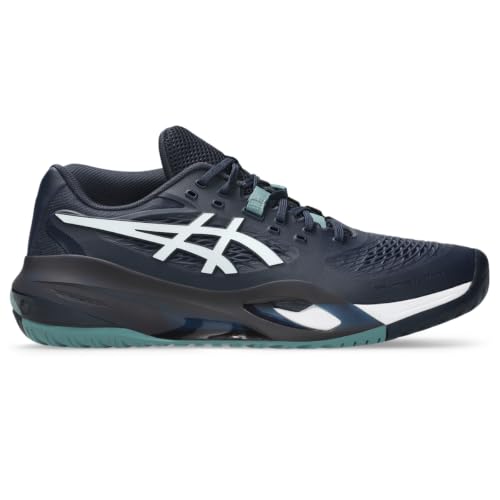 ASICS Men's Gel-Resolution X Tennis Shoes, 9, Midnight/White
