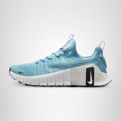 Nike Free Metcon 6 Men's Workout Shoes (FJ7127-400, Denim Turquoise/Black/Vast Grey/White) Size 11