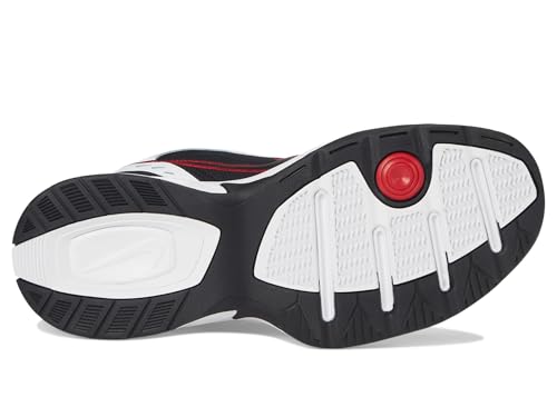 Nike Air Monarch IV Training Shoe (4E) - White/Black/Varsity Red, Size 9.5 US