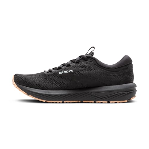 Brooks Men’s Revel 7 Neutral Running Shoe - Black/Black - 10.5 Medium