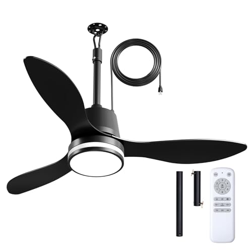Amico 42" Outdoor Ceiling Fans with Lights, IP65 Waterproof Gazebo Fan