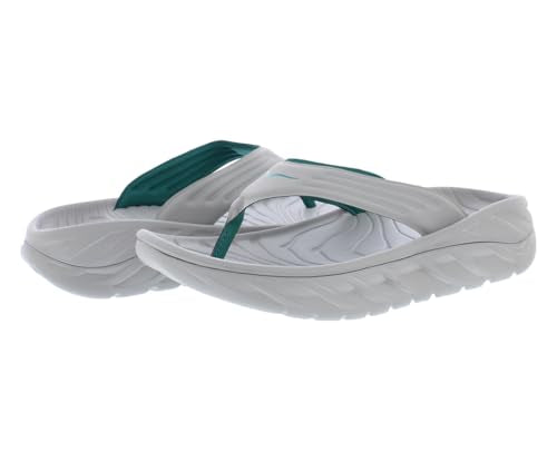 Hoka Men's Ora Recovery Flip Stellar Grey/Oceanic 10 Medium