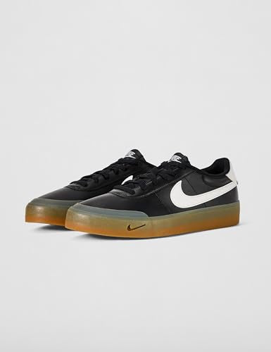 Nike Men's Court Shot Shoes, Black/White-Gum Light Brown, 8.5