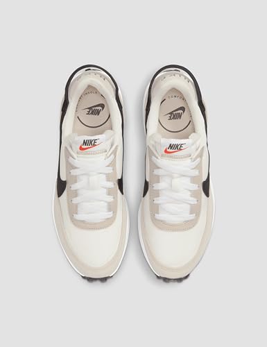 Nike Women's Waffle Debut Shoes, Sanddrift/Black-Phantom-White, 7