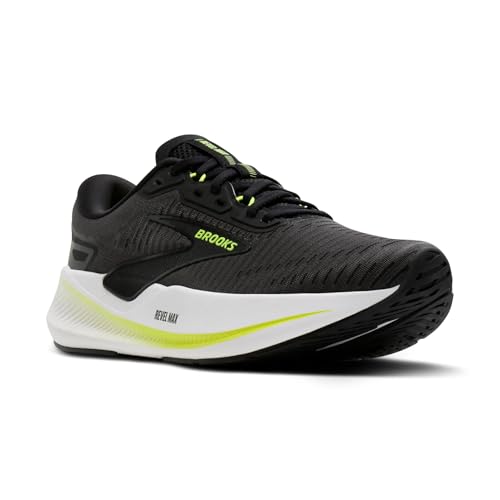 Brooks Revel Max, Men's Running Shoes, Ebony Black Nightlife, 11.5