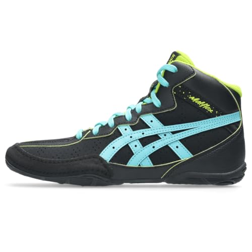 ASICS Kid's Matflex 8 GS Wrestling Shoes, K11, Black/ICE Mint