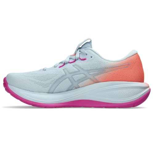 ASICS Women's Gel-Cumulus 28 Running Shoes, 5.5, Sky/Sun Coral