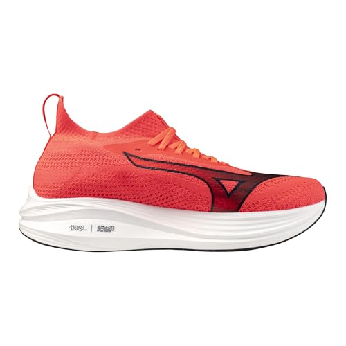 Mizuno Men's Neo Zen Running Shoe | Neutral Road-Trail Runner | Fiery Coral-Baritone Blue | US Mens 9.5