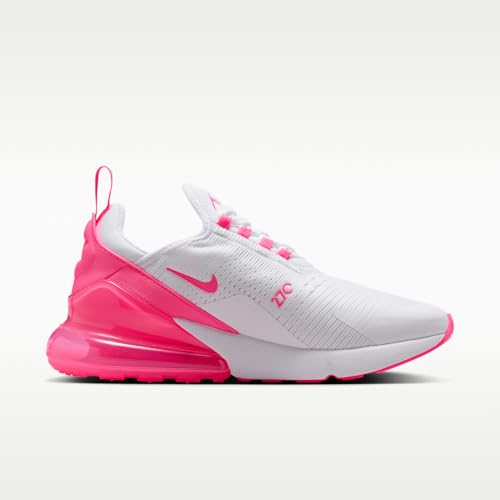 Nike Air Max 270 Women's Shoes (White/White/Hyper Pink) Size 7