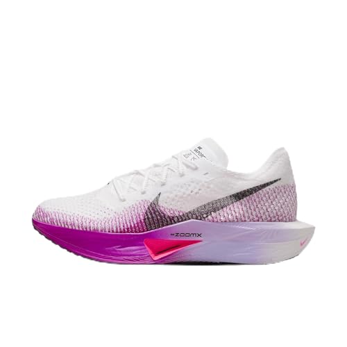 Nike Vaporfly 3 Women's Road Racing Shoes (DV4130-104, White/Vivid Purple/Purple) Size 8.5