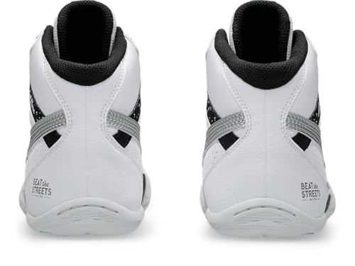 ASICS Kid's Matflex 8 GS Wrestling Shoes, 6, White/Pure Silver
