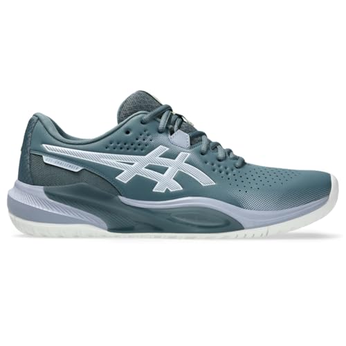 ASICS Men's Gel-Challenger 15 Tennis Shoes, 12, IRONCLAD/Grey Blue