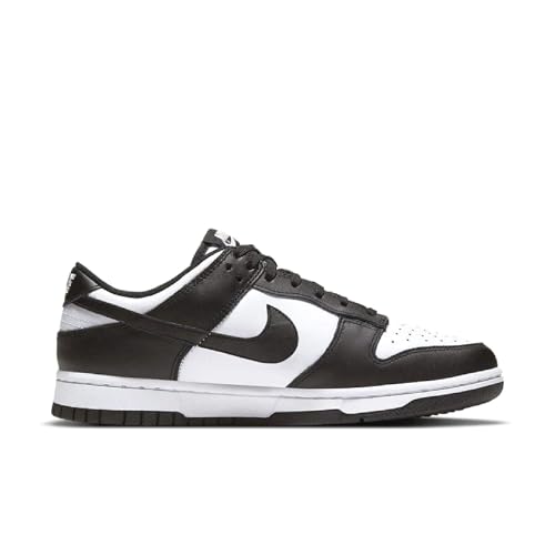 Nike Women's Dunk Low Sneakers, White/Black/White, 6.5 Medium US