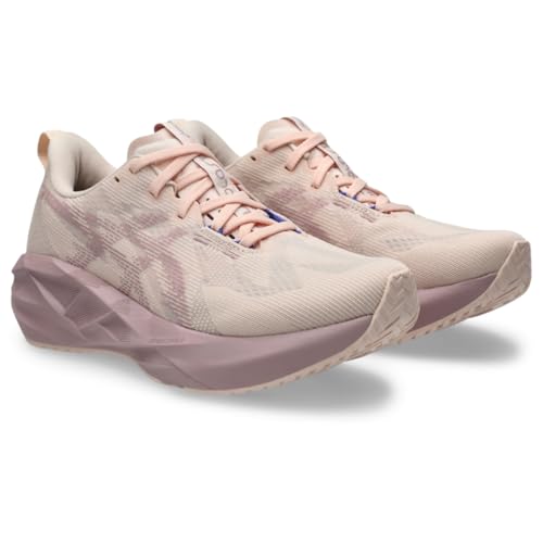 ASICS Women's NOVABLAST 5 Running Shoes, 8, Pearl Pink/MORGANITE
