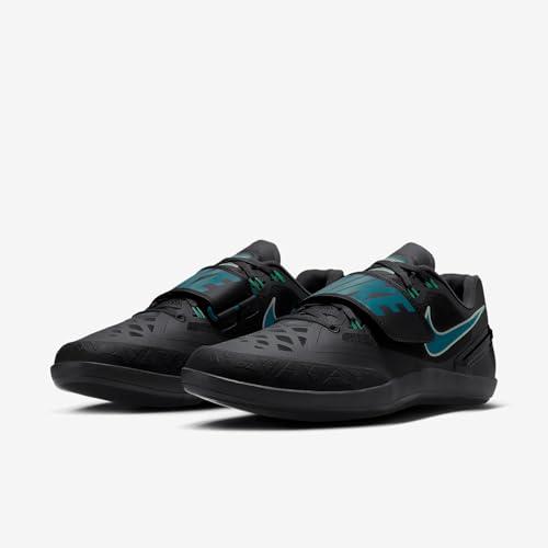 Nike Zoom Rotational 6 Track & Field Throwing Shoes (FZ9606-001, Anthracite/Electric Algae/Vapor Green) Size 8.5