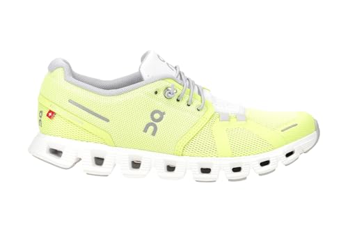On Men's Cloud 5 Sneakers, Hay/Frost, 8.5