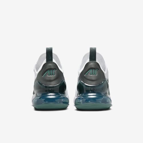 Nike Air Max 270 Women's Shoes (HQ3421-100, White/Bicoastal/Phantom/Vintage Green) Size 5