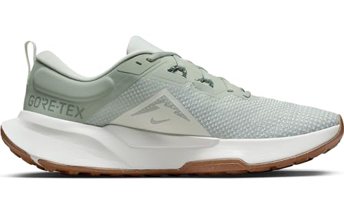 Nike Juniper Trail 2 Gore-TEX Men's Waterproof Trail Running Shoes (FB2067-304, Jade Horizon/Light Silver/Gum Medium Brown) Size 7.5