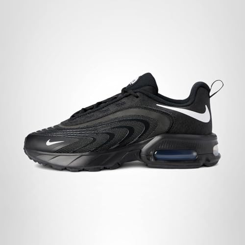 Nike Big Kid's Air Max Fire Shoes, Black/White, 7Y