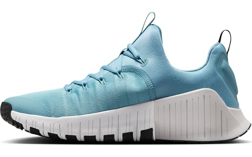Nike Free Metcon 6 Men's Workout Shoes (FJ7127-400, Denim Turquoise/Black/Vast Grey/White) Size 11