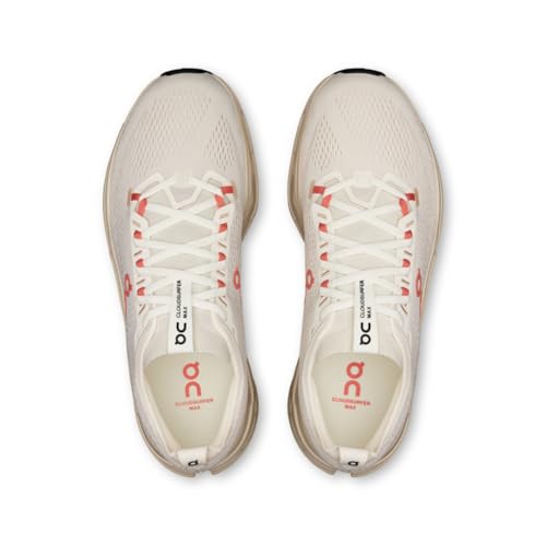 On Mens Cloudsurfer Max Ivory/Salmon 10 M