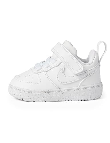 Nike Baby/Toddler Court Borough Low Recraft Shoes, White/White-White, 10C