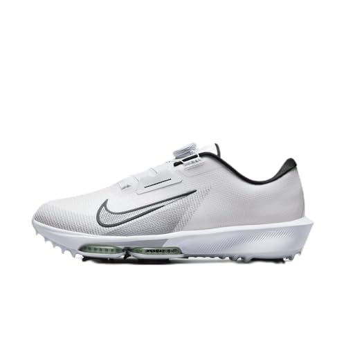 Nike Infinity Tour BOA 2 Golf Shoes (Wide) (FN6730-100, White/Vapor Green/Pure Platinum/Black) Size 12