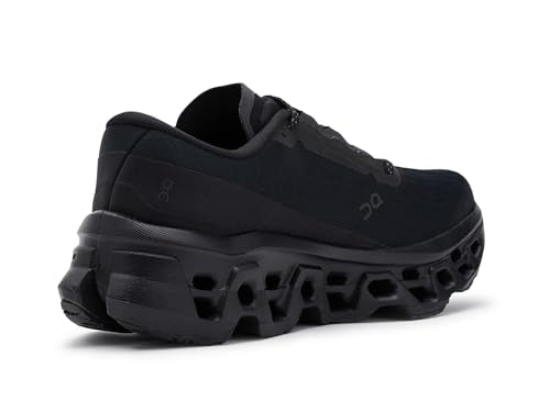 On Women's Cloudmonster 3 Sneaker, Black/Black, 8.5