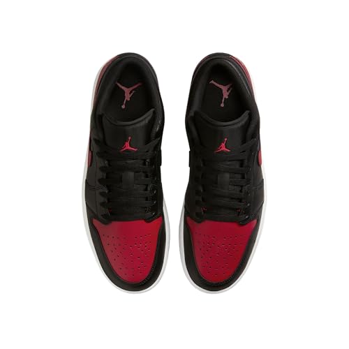 Nike Air Jordan 1 Low Men's Trainers in Black Varsity Red Summit White