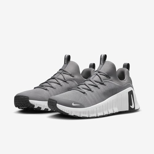 Nike Free Metcon 6 Men's Workout Shoes (HM3754-002, Gunsmoke/Black/White) Size 9