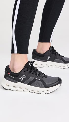 On Women's Cloudrunner 2 Sneakers, Eclipse | Black, 9.5 Medium US
