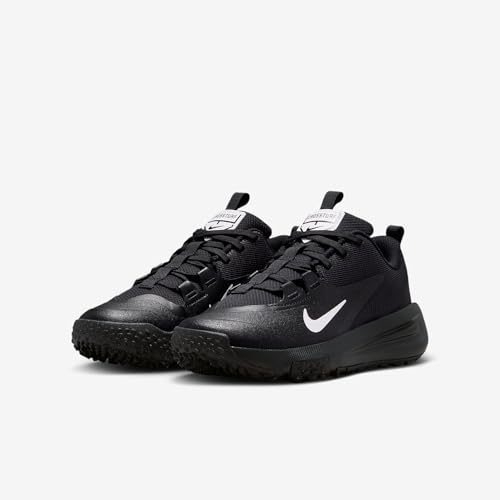 Nike Cross Turf Big Kids' Shoes (Black/White) Size 6