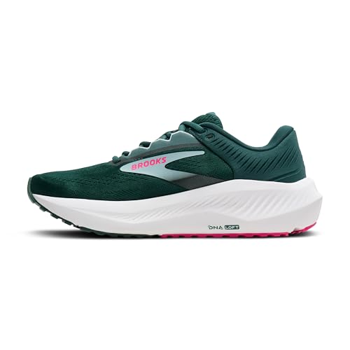 Brooks Women’s Anthem 8 Neutral Running Shoe - Atlantic Deep/Skyway/Pink - 8 Medium