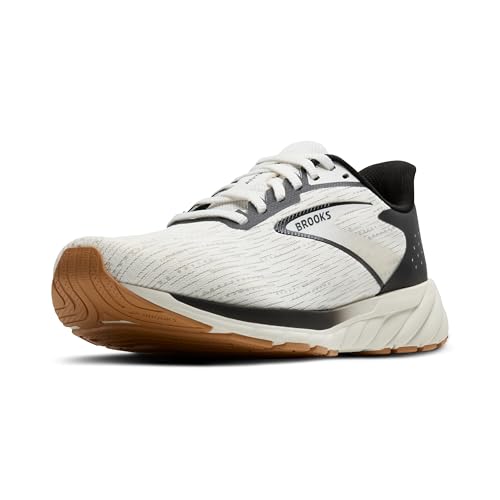 Brooks Women’s Anthem 7 Neutral Running Shoe - White/Black/Tan - 8.5 Medium