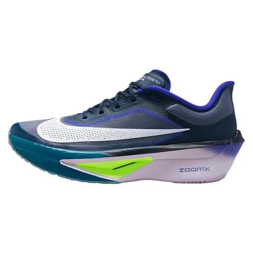 Nike Zoom Fly 6 Men's Road Racing Shoes (Obsidian/Persian Violet/Volt/White) Size 10.5