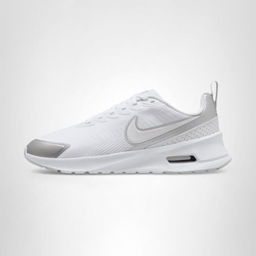 Nike Women's Air Max Nuaxis Shoes, White/White-Pure Platinum, 7.5