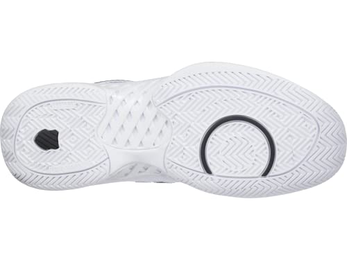 K-Swiss Men's Hypercourt Express 2 Tennis Shoe, White/Black, 7.5 M