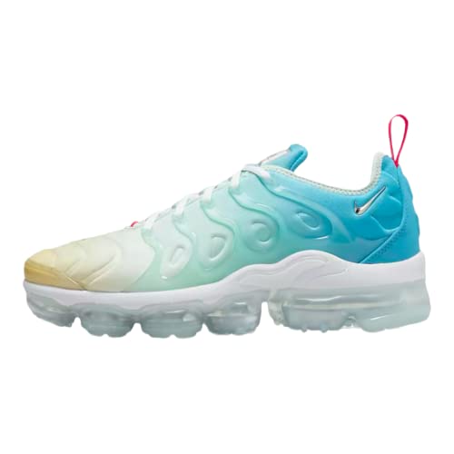 Nike womens Vapormax Plus Shoes, Mint Foam/Metallic Silver, 8