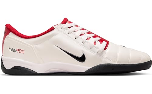White/Black/Gym Red Nike Total 90 Sneaker