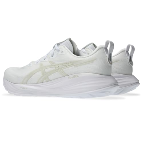 ASICS Men's Gel-Cumulus 27 Running Shoes, 12, White/Lake Grey