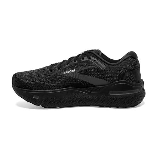 Brooks Women’s Ghost Max Cushion Neutral Running & Walking Shoe - Black/Black/Ebony - 11 Medium