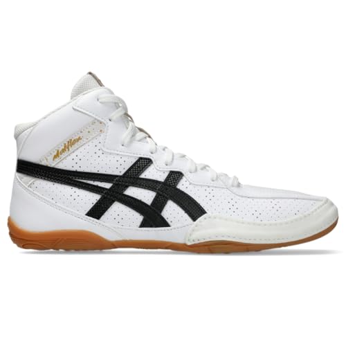 ASICS Men's Matflex 8 Wrestling Shoes, 11, White/Black