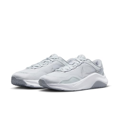 Nike Womens Legend Essential 3 NN Running Trainers DM1119 Sneakers Shoes (UK 5 US 7.5 EU 38.5, Pure Platinum Metallic Silver 004)