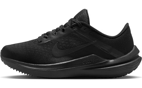 Nike Winflo 10 Road Running Shoe – Women's Running Shoes, Black Black Anthracite, 8.5